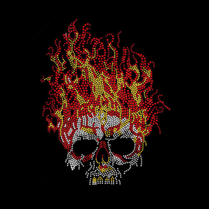 Fabricant HL vente en gros 300 gsm poids lourd t-shirt personnalisé surdimensionné lavage à l'acide vintage col rond boc fit strass t-shirt - Product Image 5