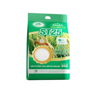 Arroz Blanco de Textura Dura, Certificado ODM, ISO, GMP, HACCP, Vietnam, Orgánico, Sepon, Fermentado, Nutritivo, 100% Orgánico, Paquete de 5 kg, 1 Año de Duración - Product Image 1