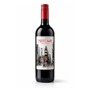 Midtown - Vin rouge sec Tempranillo Garnacha 11% ABV Vin rouge jeune espagnol 750ml - Product Image 1
