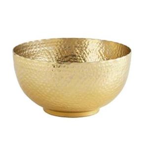 Tazón de Sopa de Metal de Primera Calidad, Tazón para Servir Alimentos con Acabado Martillado de Latón para Uso en Restaurantes, Hoteles y Cocina - Product Image 1