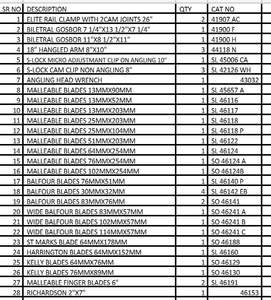 Thompson Retractor Juego Completo Instrumento Quirúrgico Set Acero Inoxidable - Product Image 4