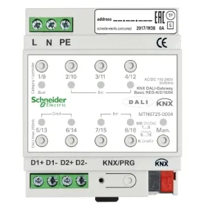 Per Schneider Electric MTN6725-0004: Moduli di Interfaccia di Sistema/Gateway Multimediale Ethernet e di Comunicazione per Sistemi Bus - Product Image 1