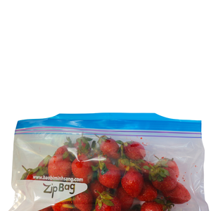 Double sac biodégradable fait sur commande de nourriture de fermeture éclair pour le stockage frais et les opérations de fabrication alimentaire - Product Image 3