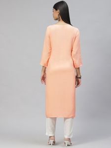 Collection de vêtements ethniques pour femmes, prêt-à-porter, brodés, 100% coton viscose rayonne, salwar kameez élégant coupe A, dernières créations de designers - Product Image 4
