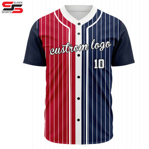Maillot de baseball avec logo personnalisable de haute qualité avec pantalon imprimé à motif vierge en tissu respirant à manches courtes élégant pour hommes - Product Image 3