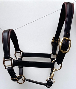 Brida de cuero de diseño personalizado Estilo de sillín inglés ligero con acolchado de cuero de contraste suave y herrajes de latón - Product Image 4