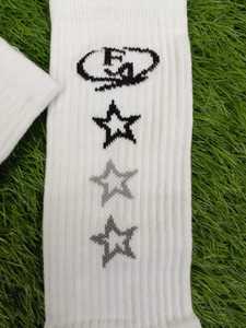 Calcetines personalizados hechos a medida Jacquard diseño su propio patrón algodón tripulación mujeres calcetín personalizado con logotipo - Product Image 6