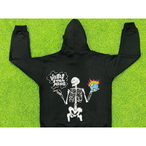 Chándal informal de algodón 100% para hombre, ropa de calle, Sudadera con capucha y sudadera para correr, pantalones de chándal, conjunto de invierno de talla adulta, chándal - Product Image 2