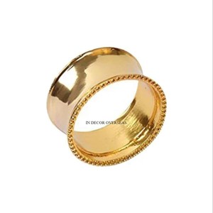 Conception et finition personnalisées disponibles, qualité supérieure, fabrication en métal, centre de table pour mariage et hôtel, anneaux de serviette - Product Image 6