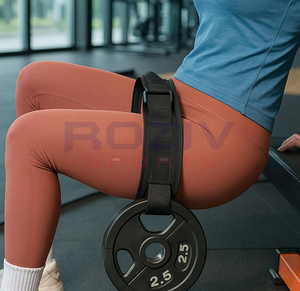 Ceinture de poussée de hanche réglable en néoprène écologique, contrôle du ventre, soutien dorsal, antidérapante, pour l'été, sport et extérieur, haute qualité Roziv - Product Image 4