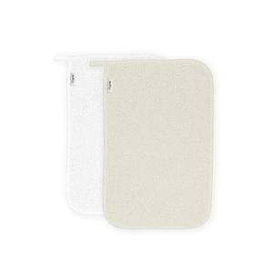 Paquete de 2 Toallas de Tela de Rizo Beige para Niños, Color Sólido, con Gancho para Colgar en el Baño, para Jardín de Infancia - Product Image 1