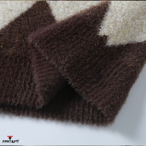 Pull en cachemire tricoté respirant, grande taille, manches longues, unisexe, homme, hiver, logo avant, anti-rides, séchage rapide - Product Image 4