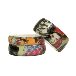 Bijoux indiens faits à la main en résine avec bracelets et bracelets de créateurs en métal en laiton pour la mode et les vêtements ethniques - Product Image 4