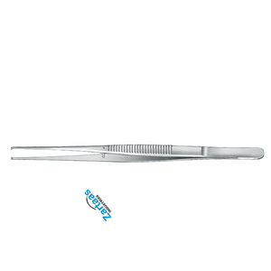 Fórceps de tejido Semken de acero inoxidable de alta calidad recto 1x2 dientes 15cm / 6 "fabricante de instrumentos quirúrgicos - Product Image 4