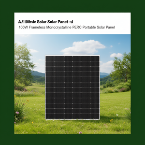 Panneau solaire portable monocristallin PERC sans cadre 100W - Product Image 3