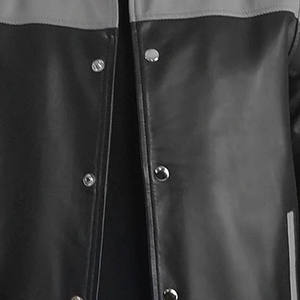 Veste universitaire vintage pour homme en coton 100% avec fermeture éclair et col montant personnalisé, très vendue - Product Image 3