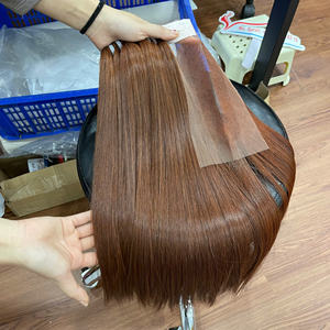 ผมดิบเกรด12A ทำจากกระดูกเส้นผมเวียดนามตรงมีตัวเลือกหลากสีสีส้ม - Product Image 3