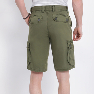 Durable OEM Hombres Sólido Cargo Shorts con Múltiples Bolsillos 100% Algodón Cómodo Transpirable para Actividades al Aire Libre Ropa Casual - Product Image 2