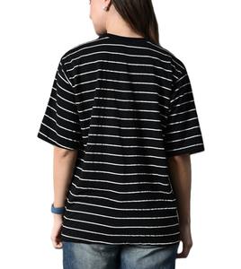 Ropa de calle transpirable, camisetas de estilo clásico para mujer, camisetas holgadas informales de Color blanco y negro, cómodas y ligeras - Product Image 2