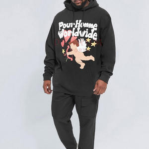 Sweat à capuche respirant uni pour homme avec logo personnalisé OEM, impression en relief, coupe classique, 100 % coton, design zippé pour l'hiver, vente en gros - Product Image 1