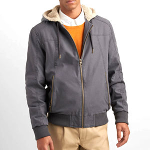 Venta al por mayor de chaqueta bomber de cuero para hombre con logotipo personalizado de talla grande hecho Pakistán frontal diseño personalizado de alta calidad impermeable a prueba de viento - Product Image 4