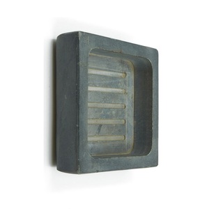 Porte-savon en stéatite grise durable avec porte-savon de drainage pour le stockage du savon humide disponible au prix d'usine - Product Image 4