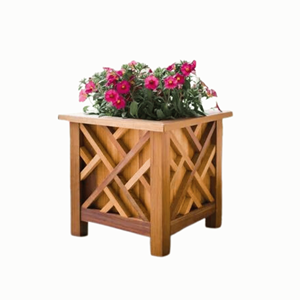 Xu Hướng Vuông Keo Gỗ Nhà Máy Nồi Cho Hoa Ngoài Trời Trồng Vườn Trang Trí Nội Thất Từ Việt Nam - Product Image 1