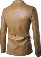 Blazer en cuir pour hommes Meilleure vente Haut léger Tendance Haute qualité Coupe-vent Respirant Nouveau design Blazer en cuir pour hommes