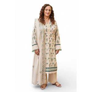 Ensemble de costume imprimé 3 pièces pour femme avec dupatta brodé à motifs DN-62006 - Product Image 4