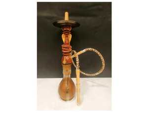 Chicha égyptienne en bois de luxe, design de batte de baseball sculptée à la main, laque croisée, pour fumer la chicha au meilleur prix - Product Image 2