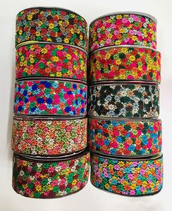 Tissu de dentelle Jacquard floral élégant de haute qualité pour la couture, les vêtements et les textiles de maison Couleurs et conceptions personnalisées - Product Image 5