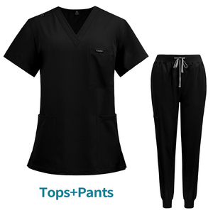 <span class=keywords><strong>Uniformes</strong></span> Médicos <span class=keywords><strong>de</strong></span> Alta Calidad, Conjuntos <span class=keywords><strong>de</strong></span> Pantalones Jogger y Blusa <span class=keywords><strong>de</strong></span> Manga Corta para Enfermeras, <span class=keywords><strong>Uniformes</strong></span> <span class=keywords><strong>de</strong></span> Hospital para Mujeres - Product Image 4