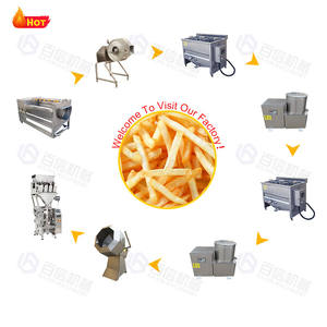 Friteuse à légumes entièrement automatique pour frites surgelées, capacité personnalisable, en acier inoxydable 304/316, livraison rapide - Product Image 5