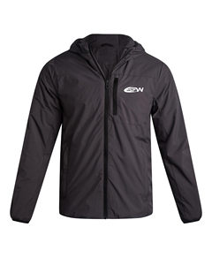 Men's Lightweight Windproof Waterproof Quilted Softshell <b>Jacket</b> Winter <b>Workouts</b> Zipper Closure Stand Collar Embroidery Athletic - Product Image 1