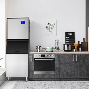 Máy làm đá thương mại chất lượng cao cho các trung tâm y tế 350kg/24h sản xuất nước đá rõ ràng 200kg lưu trữ lõi máy nén 110V - Product Image 6