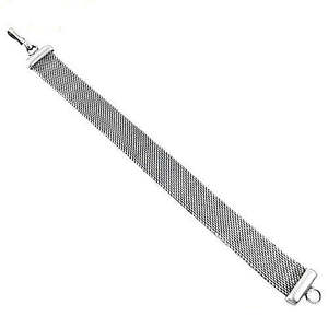 Pulsera de Platino con Detalles de Diamantes para Regalos de Joyería para Mujer - Product Image 1