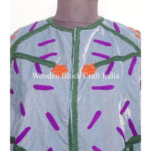 High Quality Indian Style Suzani <b>Velvet</b> Embroidery <b>Jacket</b> Premium Handmade Bohemian Fashion Trendy Ethnic Outerwear <b>jacket</b> - Product Image 3