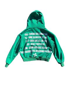 Sweat à capuche court lourd pour hommes de haute qualité noir sunfaded français Terry Streetwear lavage à l'acide bouffée Scrn sweats à capuche imprimés - Product Image 3