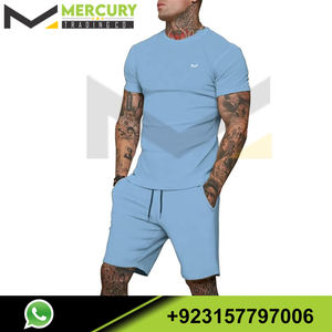 Conjuntos cortos para hombre Conjuntos de 2 piezas Moda Verano Chándales Camisa informal y pantalones cortos Conjunto Anti-encogimiento Ropa de calle para hombre - Product Image 3