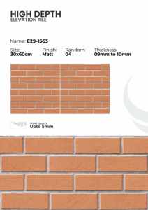 Paneles de Pared de Porcelana para Exteriores de 300x600 mm - Product Image 4