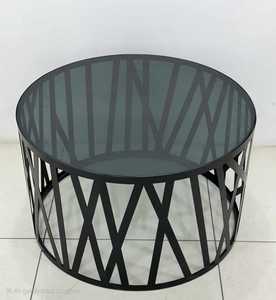 Mesa de centro redonda de acero inoxidable - Product Image 1