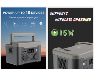 Estación de energía solar al aire libre de 350W para acampar y caminar con capacidad ponderada-Producto para el hogar - Product Image 5