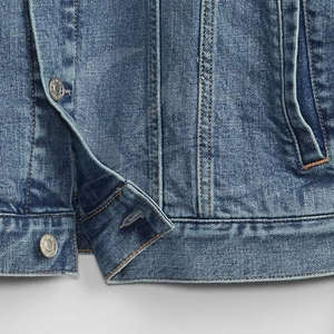 Chaqueta vaquera para hombre con estilo hecha a medida 2025, resistente al viento y cómoda con opción de diseñar su propio logotipo, estilo informal - Product Image 5