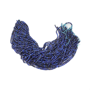 Collar de Cristal Natural, Cuentas de Ojo de Tigre Azul Liso, Piedra Roja Pulida, Joyería, Hilo Suelto, Mayorista de Piedras Preciosas para Sanación - Product Image 4