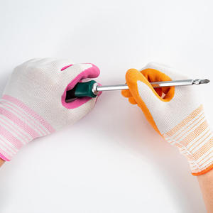 Gants de soudage de jardin en cuir Sunland Gants en cuir de chèvre Gants de travail de sécurité en cuir industriels pour la construction - Product Image 3