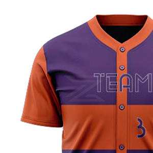 Vêtements de sport, uniforme de baseball, nouveau design, uniforme de baseball 100% polyester, uniforme de baseball à vendre - Product Image 4
