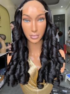 Extensions de cheveux humains bouclés gonflables Perruque de qualité supérieure 100% cheveux humains vietnamiens - Product Image 5