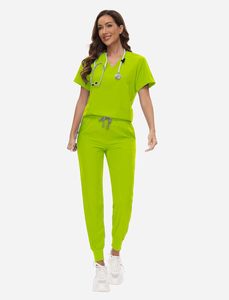 Nuevos uniformes de hospital de calidad superior para mujeres y ropa casual enfermera médica de manga larga traje de precio de alta calidad - Product Image 3