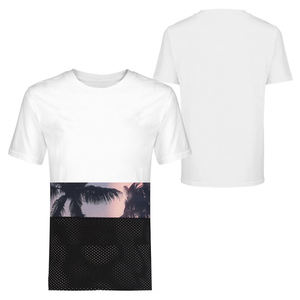 เสื้อยืดพิมพ์ลายพิมพ์แบรนด์ของคุณเองพิมพ์ซับลิเมชันลายนูน180g - Product Image 3
