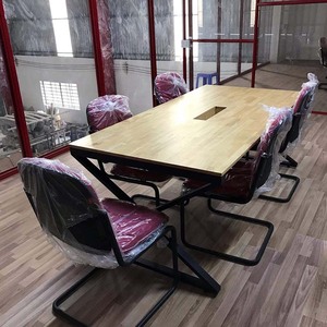 Contemporary Minimalist Oval <b>Office</b> Conference <b>Table</b> by XConcept HBXC011 - Product Image 5